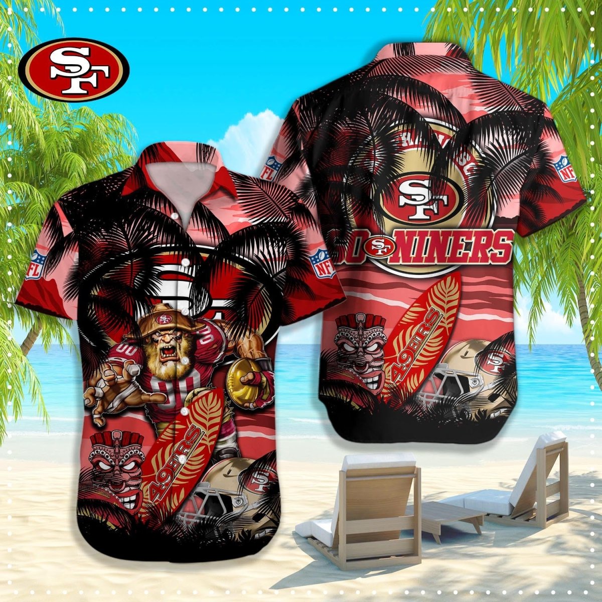 San Francisco 49ers NFL - Hawaiian shirt Q - 48184 SF49_KDZ - KINDOZY